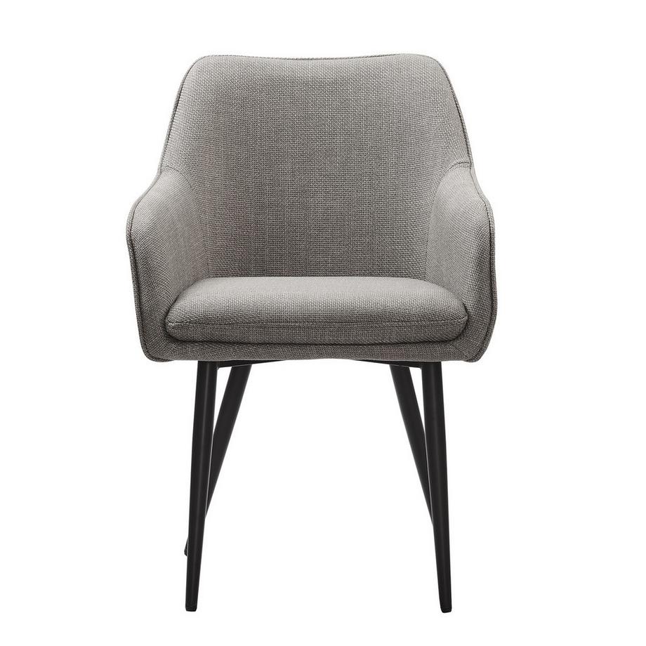 mutoni Chaise de salle à manger Nocturne taupe  