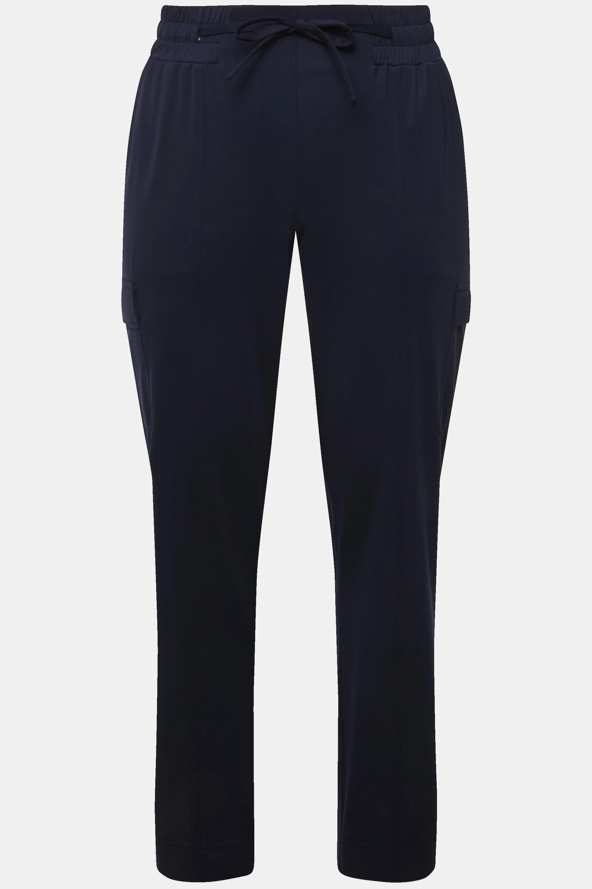 Ulla Popken Pantaloni cargo Tasche Cintura elastica Spacchetti  