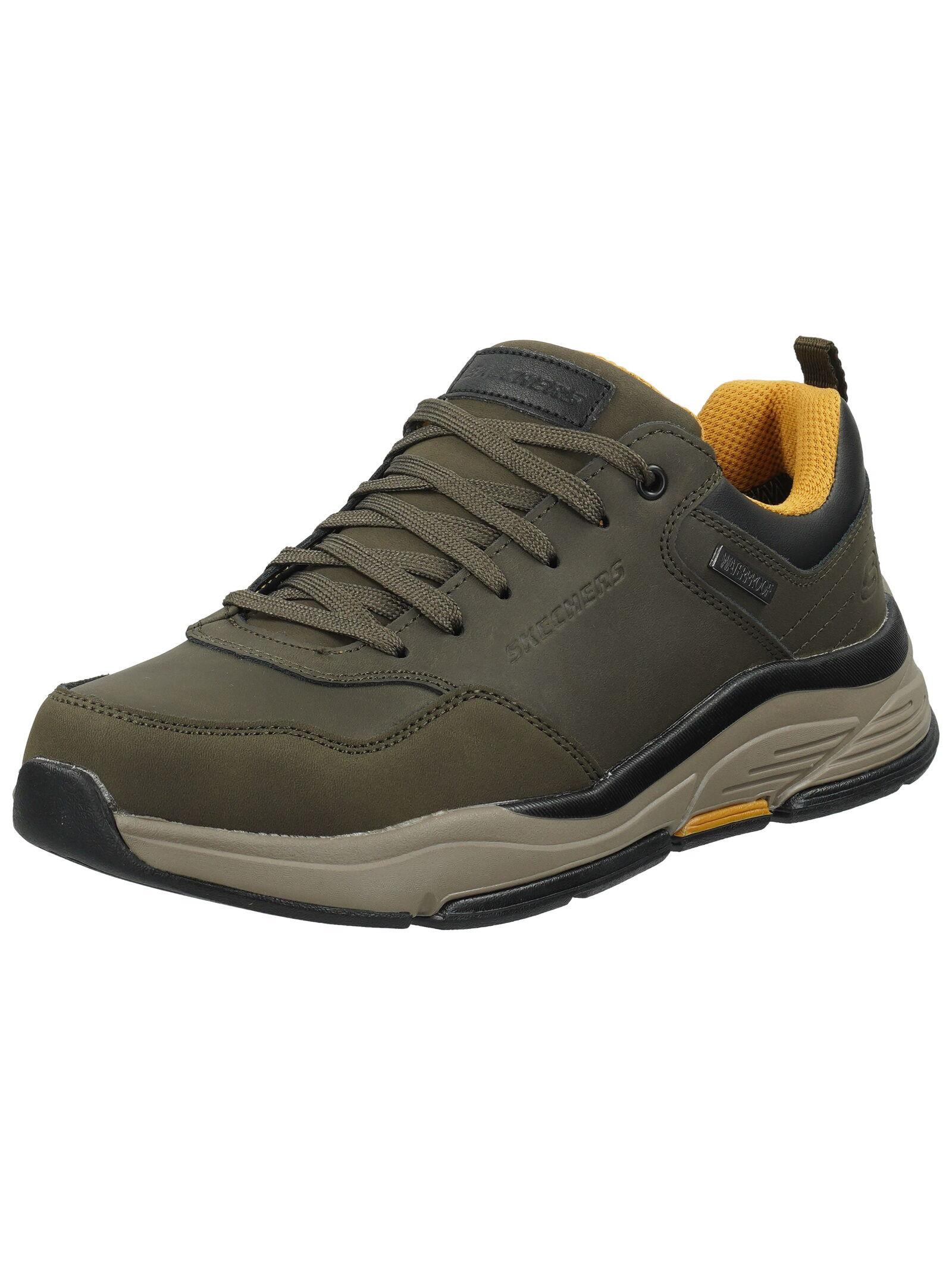 Image of Halbschuhe 210021 Herren Olivegrün 45