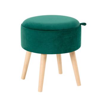 Tabouret de rangement en Velours Moderne NEELY