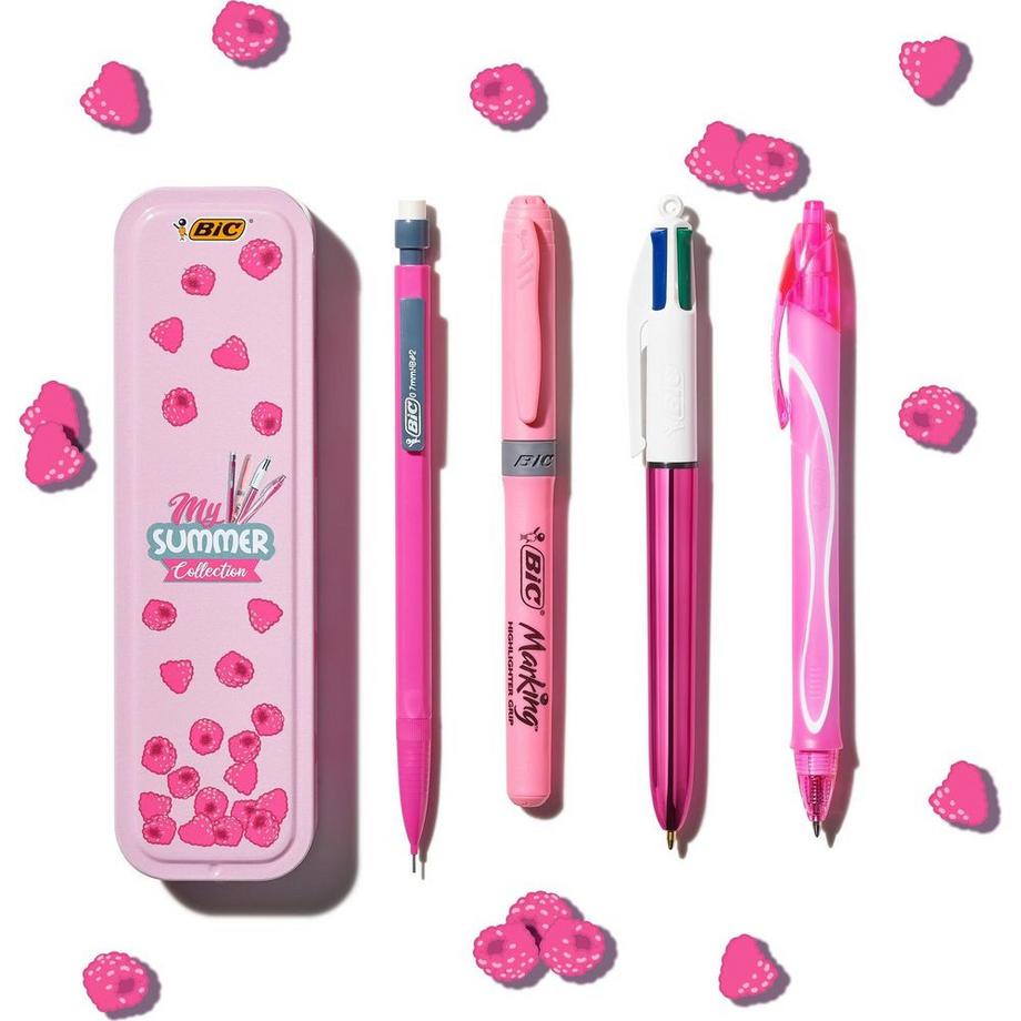 BiC BIC Summer Metal Box 978219 pink 4 Stück  