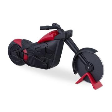 Moto avec coupe-pizza
