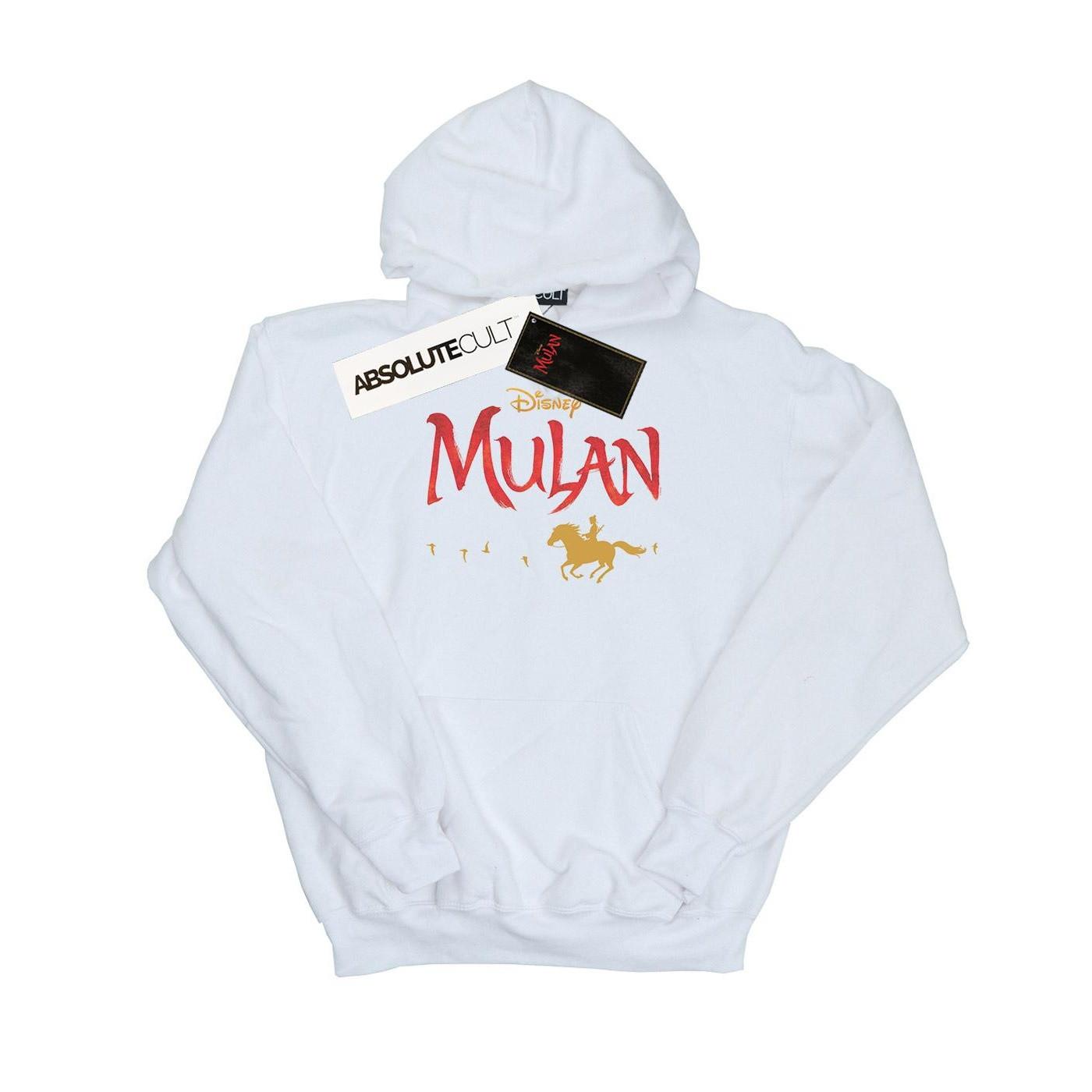 Image of Mulan Movie Logo Kapuzenpullover Jungen Weiss 104
