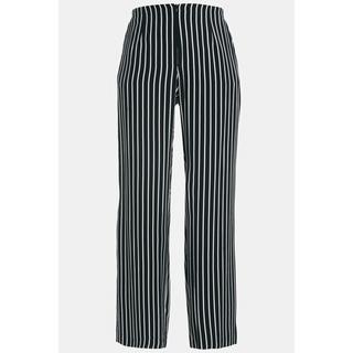 Ulla Popken  Pantalon Marlène, rayures, ceinture confort 