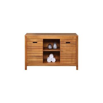 Mobile sotto lavabo 1 in Legno d'acacia PULUKAN