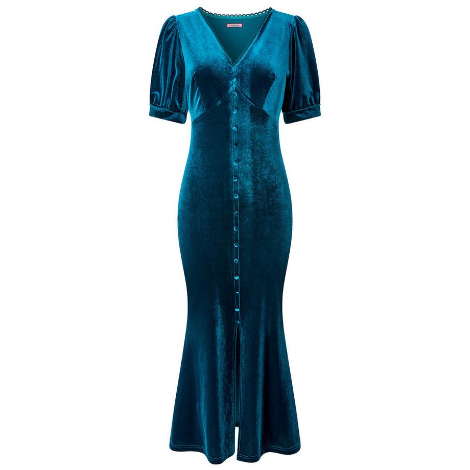 Joe Browns Abito in velluto elasticizzato scollo a V  