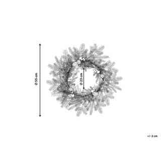 Beliani Ghirlanda en PVC Classico WHITEHORN  