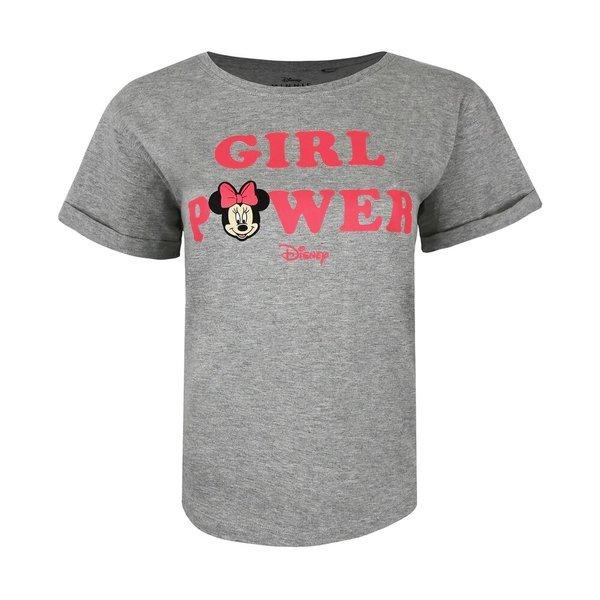 Image of Girl Power Tshirt Damen Taubengrau S
