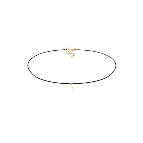 Elli  Halskette Choker Blitz Nylonkette 925 Silber 