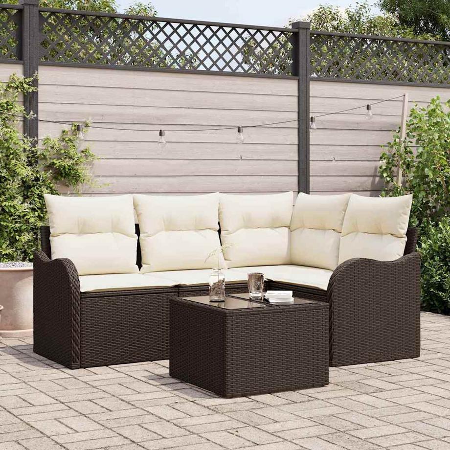 VidaXL Gartensofa-set poly-rattan  