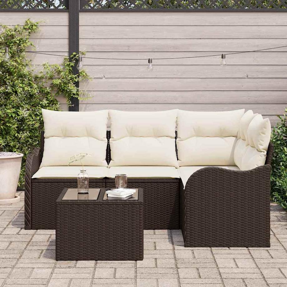 VidaXL Gartensofa-set poly-rattan  