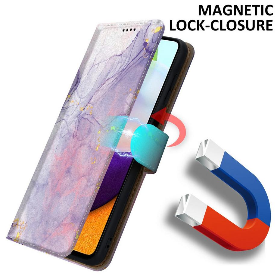 Cadorabo  Housse compatible avec Samsung Galaxy A52 (4G / 5G) / A52s - Coque de protection avec fermeture magnétique, fonction de support et compartiment pour carte 