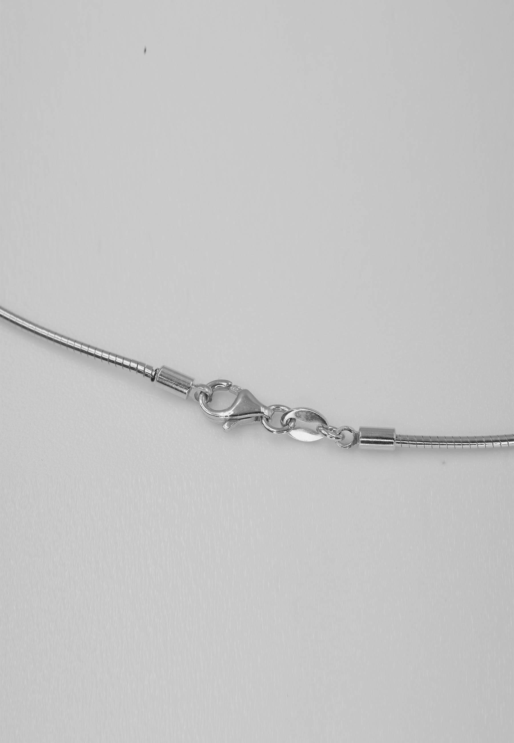 MUAU Schmuck  Collier omega en or blanc 750, 1,4mm, 42cm 