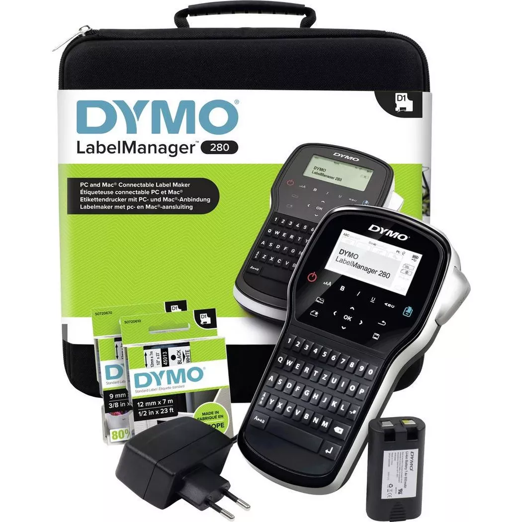 Dymo - LabelManager 280 Koffer-Set, Multicolor