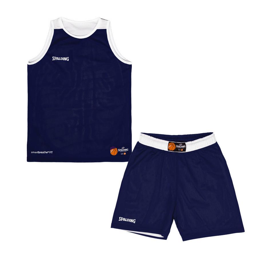 SPALDING  ensemble maillot et short enfant double face 