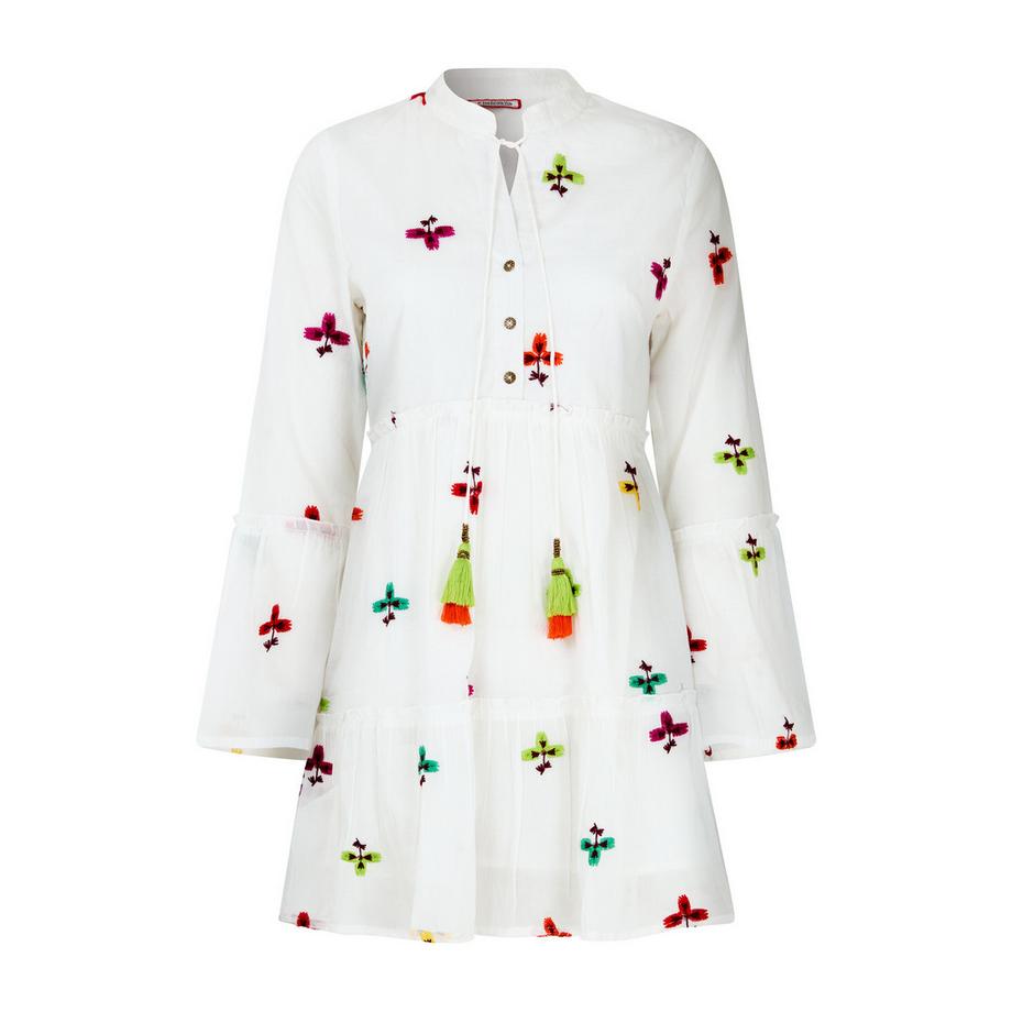 Joe Browns Besticktes Boho Tunika Kleid mit Quastendetail  