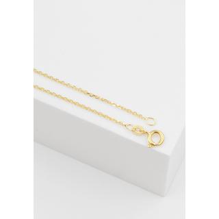 MUAU Schmuck  Collier Anker Gelbgold 585, 1.2mm, 40cm 