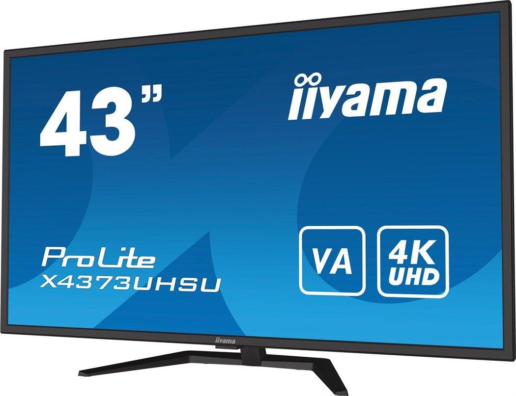 Iiyama  X4373UHSU-B1 43 VA 3840x2160, HDMI, 1xDisplayPort, Speakers 