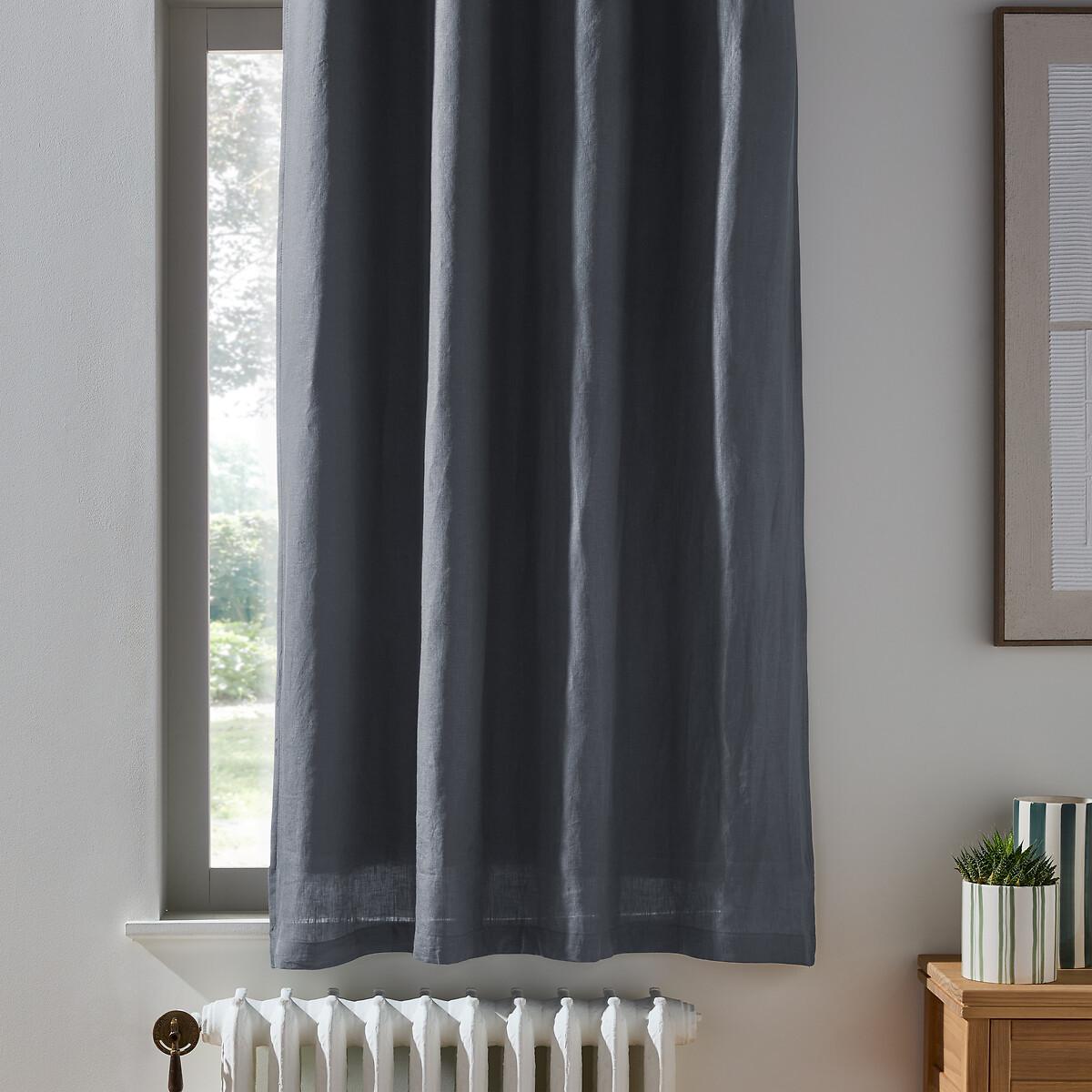 Image of Verdunkelungsvorhang Onega Mit Ösen Unisex Grau 135x180 cm