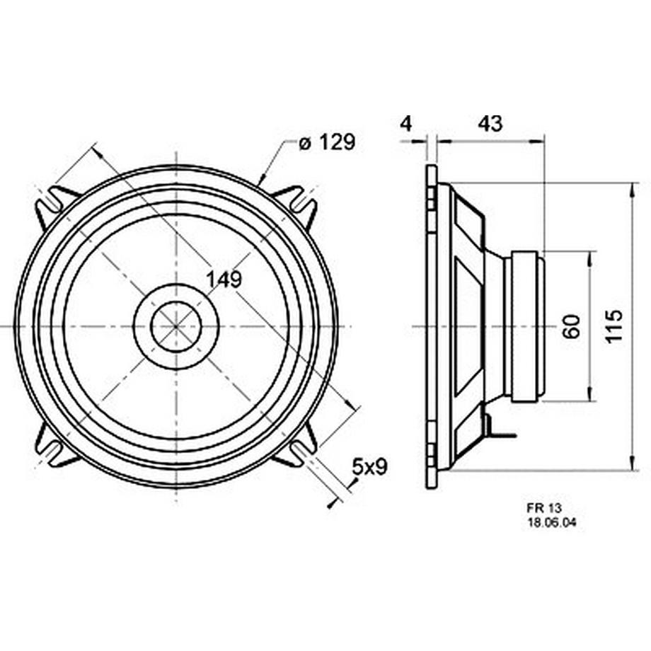 Visaton  Visaton VS-FR13/4 