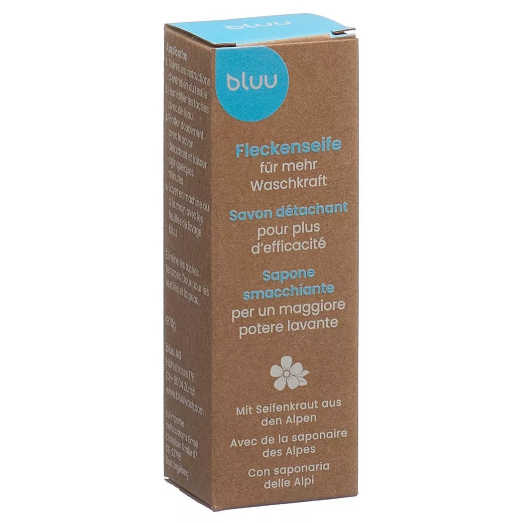bluu -  Fleckenseife (70g), One Size, Weiss