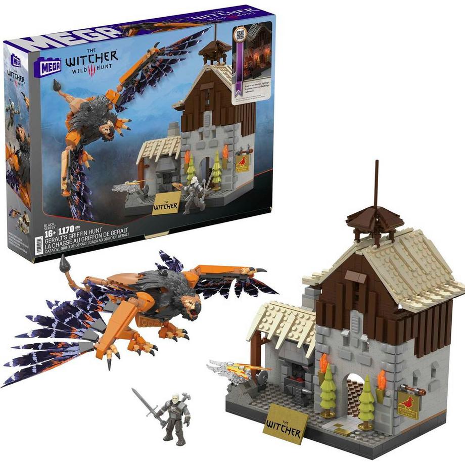 Mega Construx  The Witcher Geralts Greifjagd (1170Teile) 