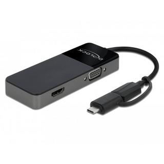 DeLock  Adapter USB Type-C - HDMI VGA 