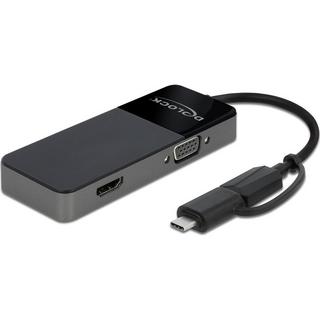 DeLock  Adapter USB Type-C - HDMI VGA 