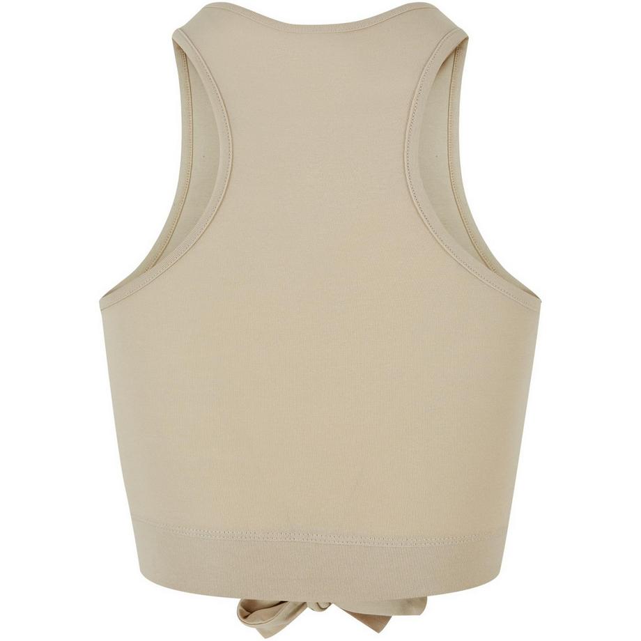 URBAN CLASSICS Kurzes Top mit Frontknoten  