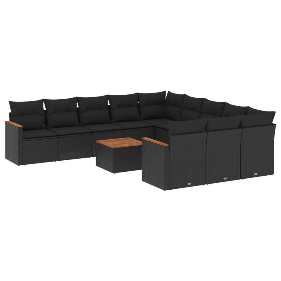 set divano da giardino Polirattan