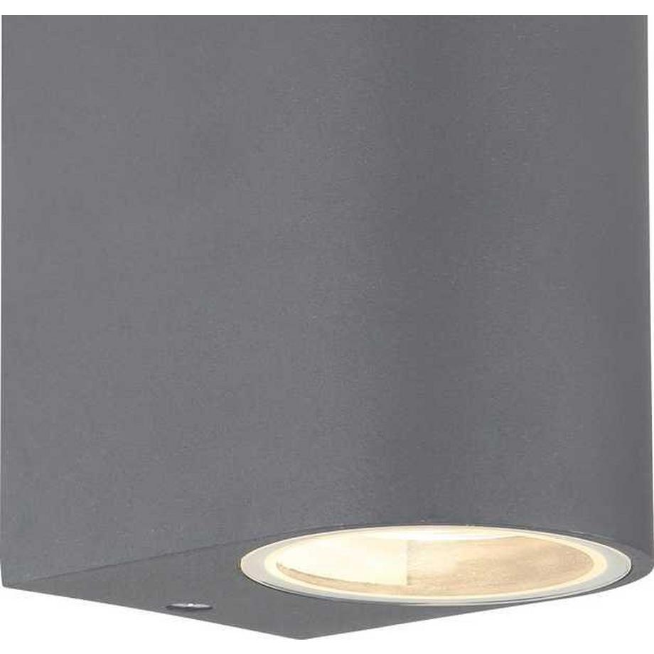 mutoni Lampe d'extérieur Veronika en fonte d'aluminium anthracite 2xGU10  