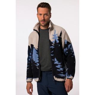 JP1880  Teddyjacke, Skiwear, Jacquard, Stehkragen, bis 7 XL 