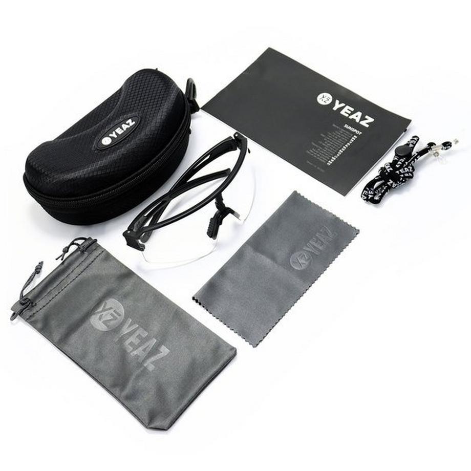 YEAZ  SUNSPOT Occhiali da sole sportivi - Shadow Black 