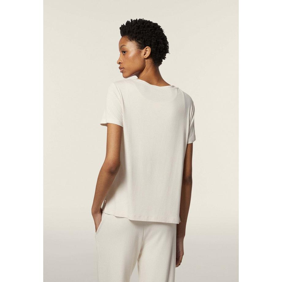 FREDDY Kurzarm T-Shirt Leopardenmuster Logo  