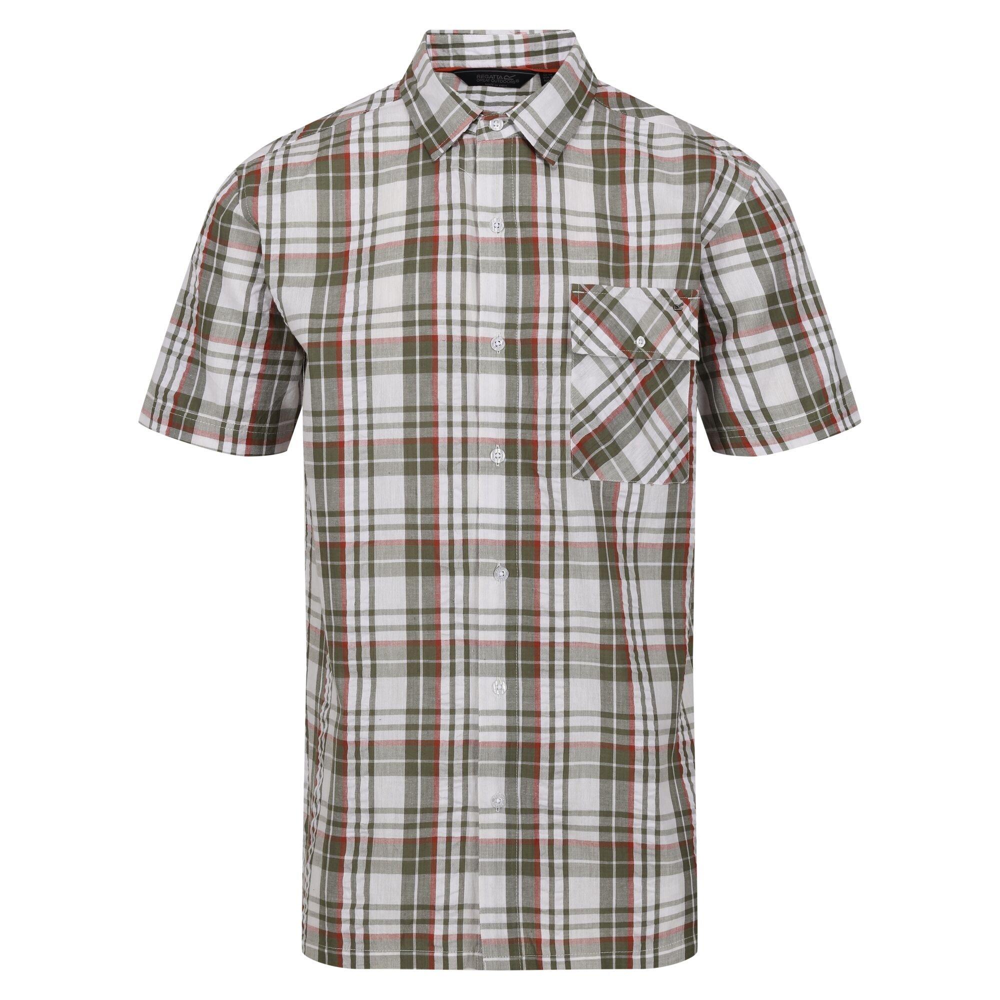 Image of Deavin Hemd Kurzärmlig Herren Braun S