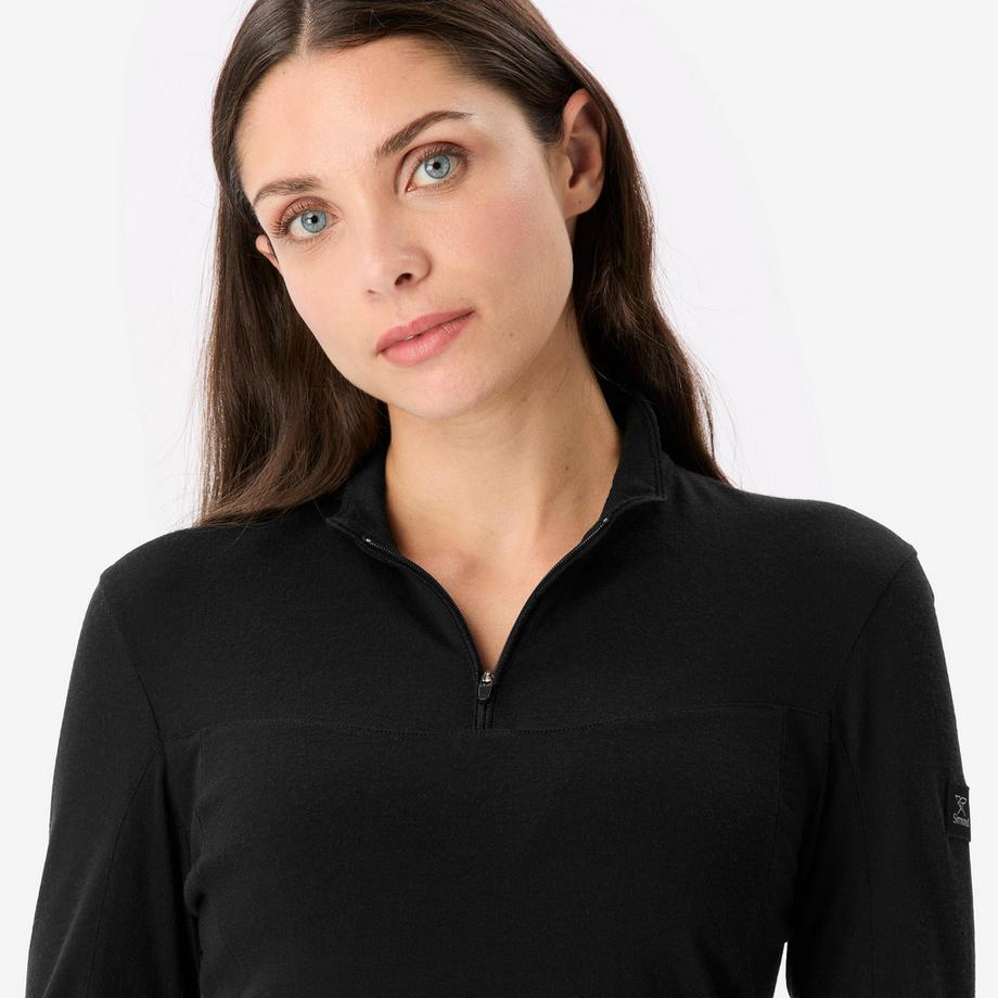 SIMOND  T-Shirt Langarm Reissverschlusskragen Merinowolle , Merino Resist 