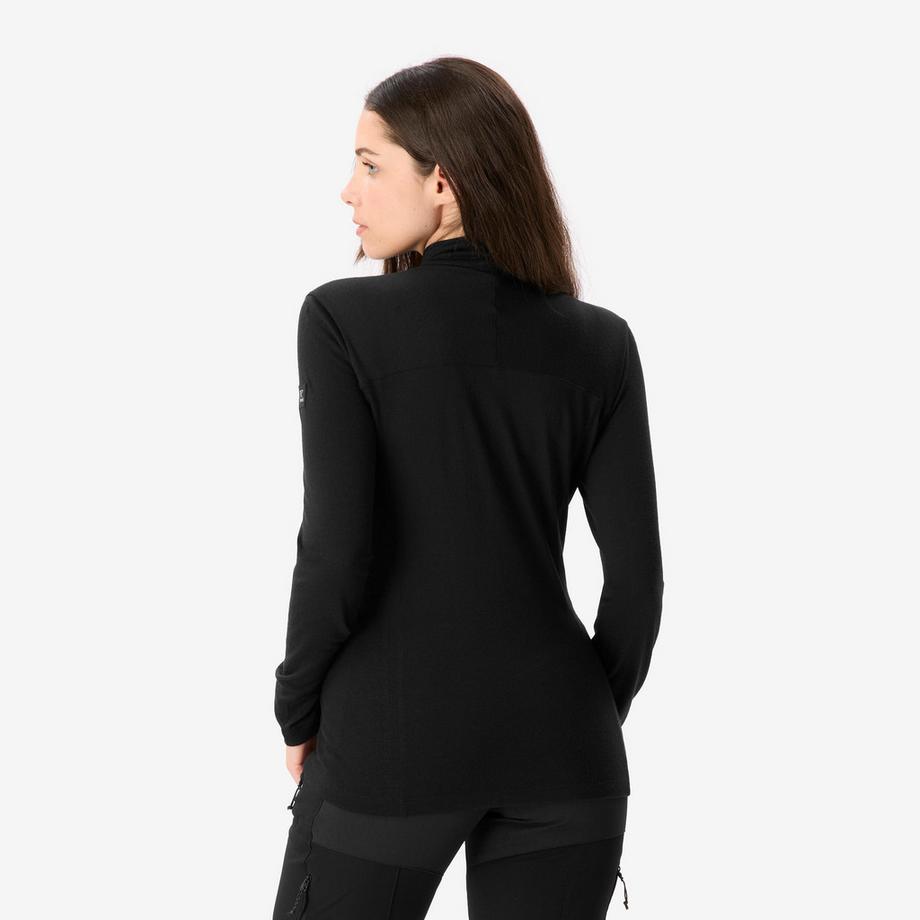 SIMOND  T-Shirt Langarm Reissverschlusskragen Merinowolle , Merino Resist 