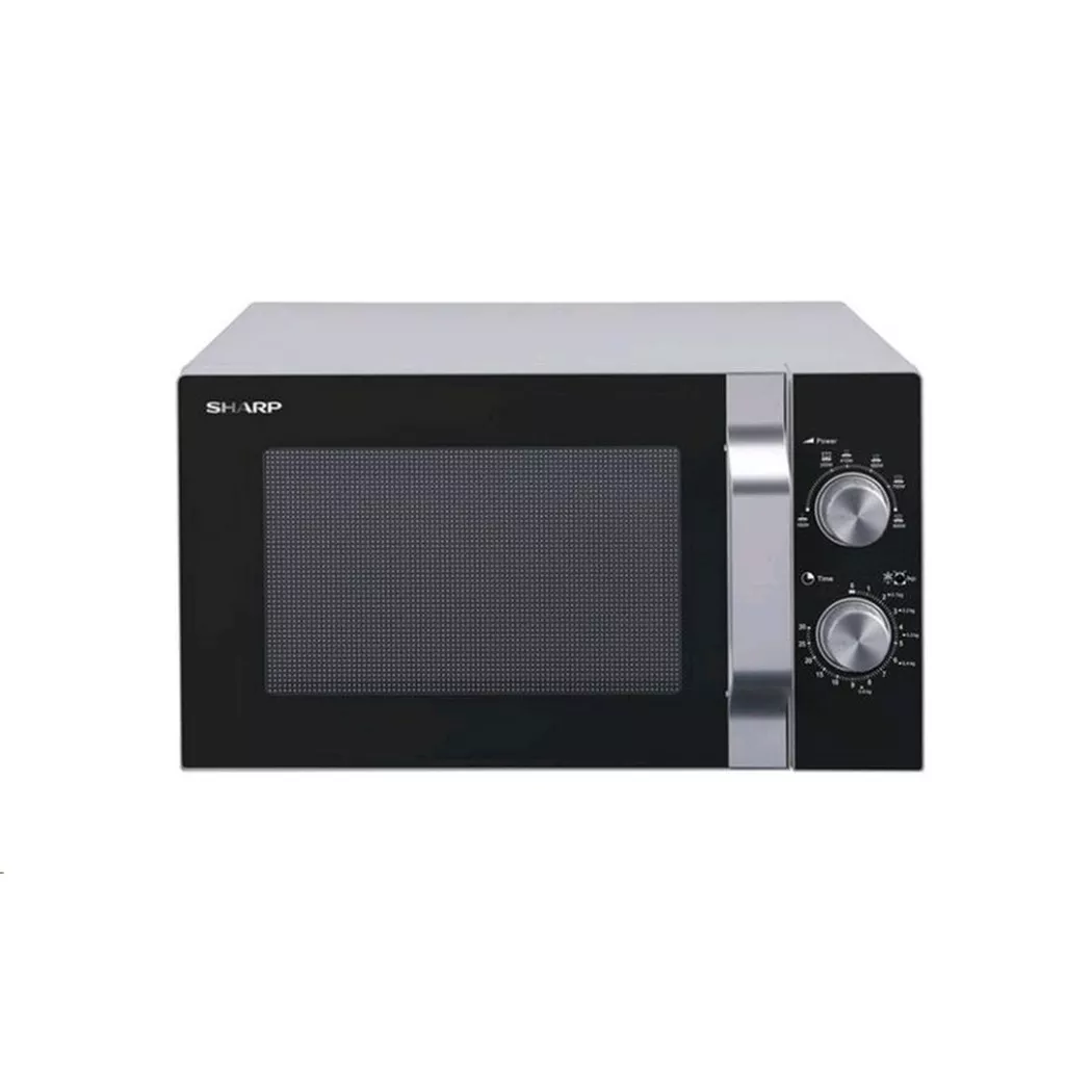 SHARP – R204SA Solo-Mikrowelle 20 L, 800 W, Grau, L