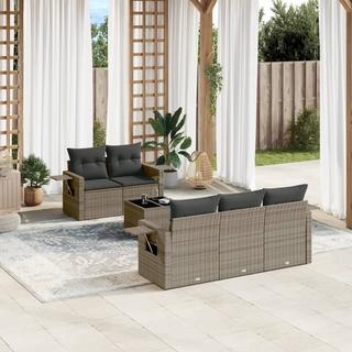 VidaXL set divano da giardino Polirattan  