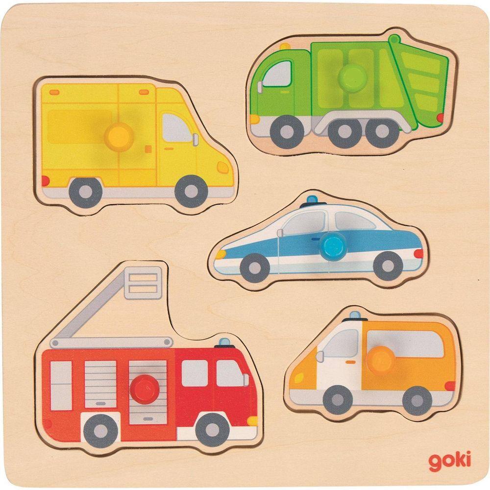 Image of Puzzle Steckpuzzle Auf Der Strasse (5Teile)