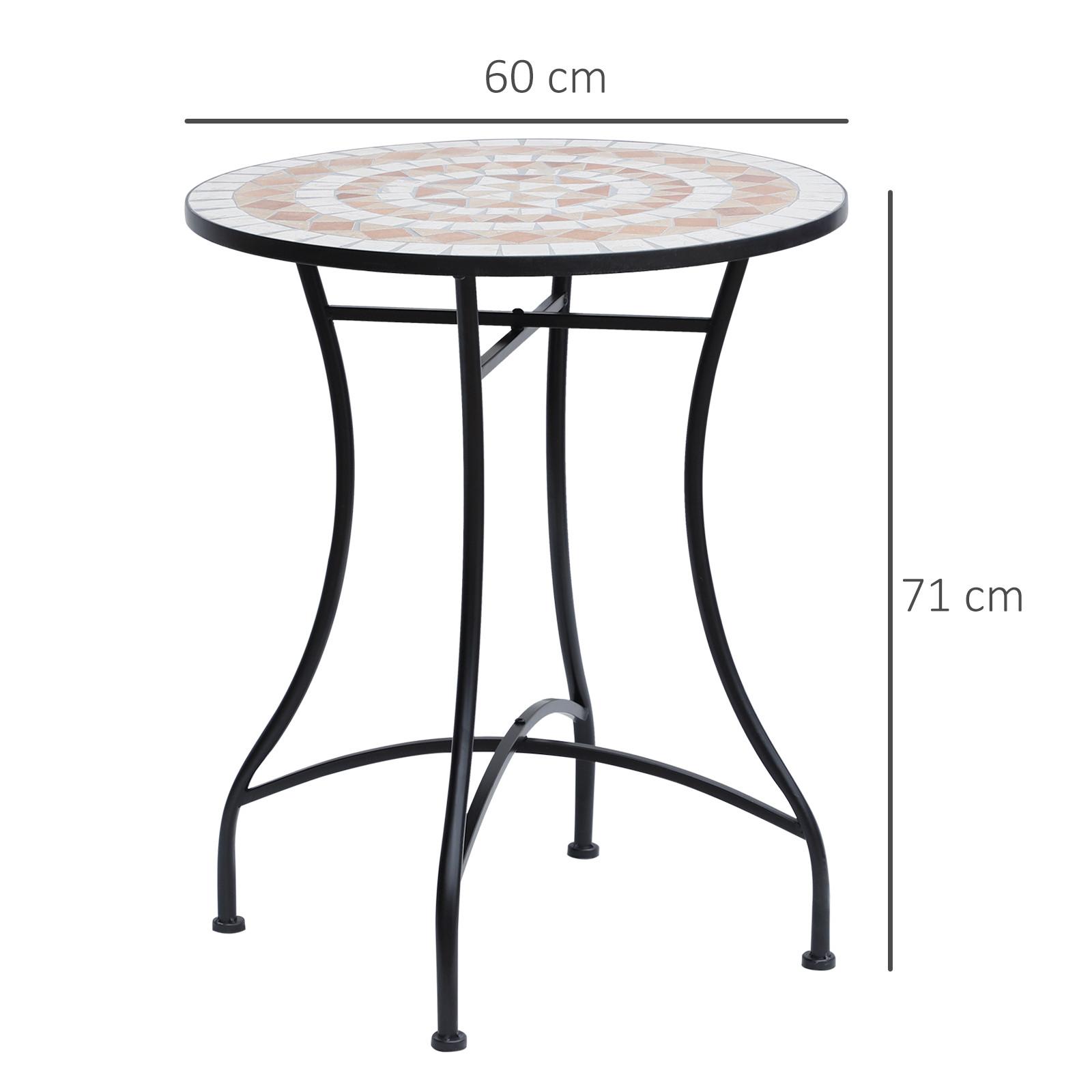 Outsunny Table de jardin  