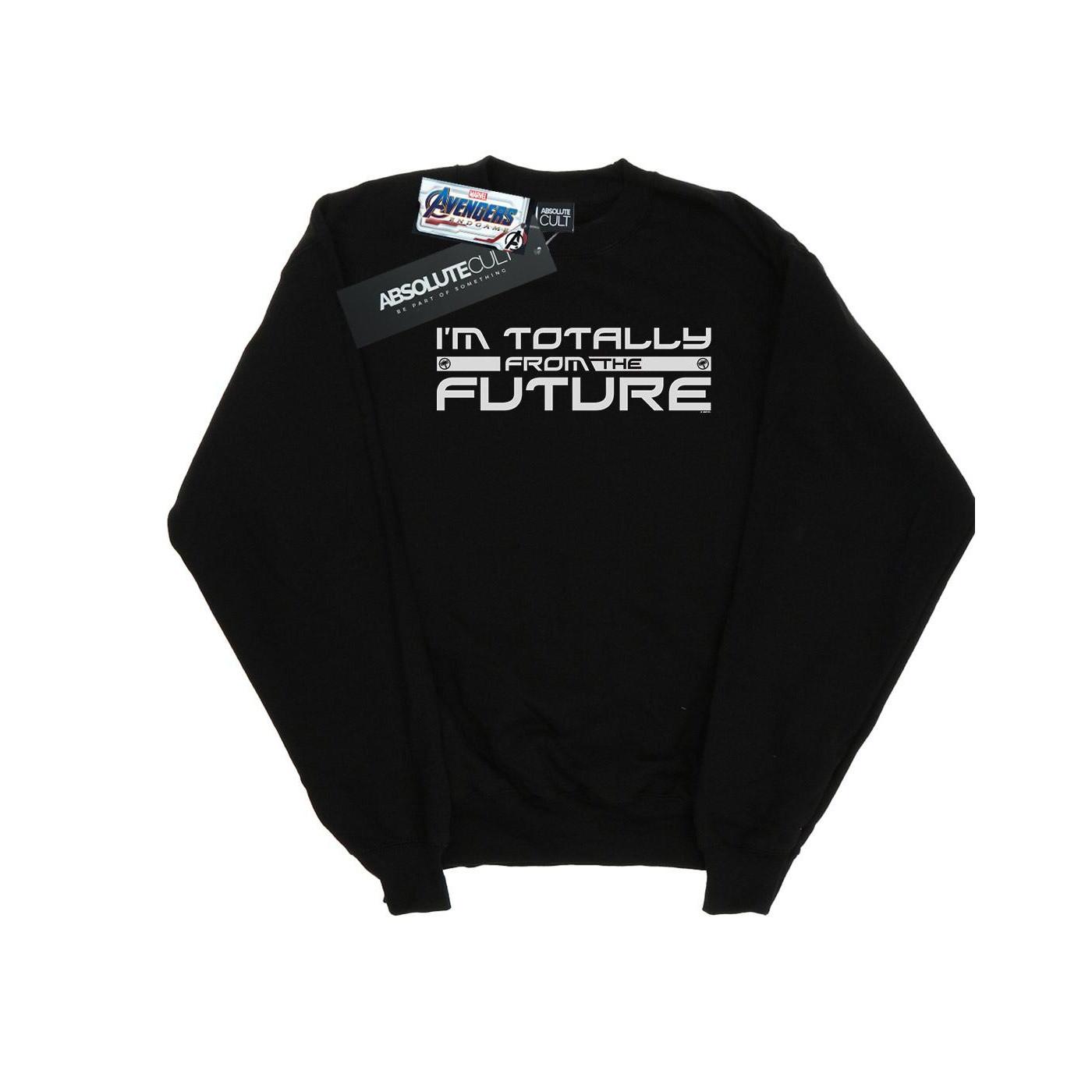 Image of Avengers Endgame Totally From The Future Sweatshirt Damen Schwarz M