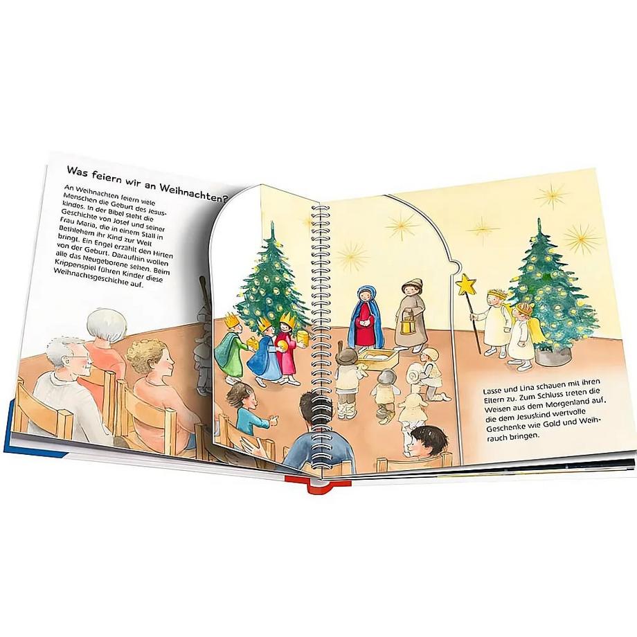 Wieso? Weshalb? Warum? junior, Band 44: Was machen wir an Weihnachten? Erne, Andrea; Dufft, Sanne (Illustrationen) Gebundene Ausgabe 