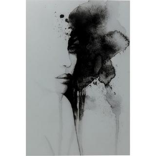 KARE Design Glasbild Smokey Face 100x150  