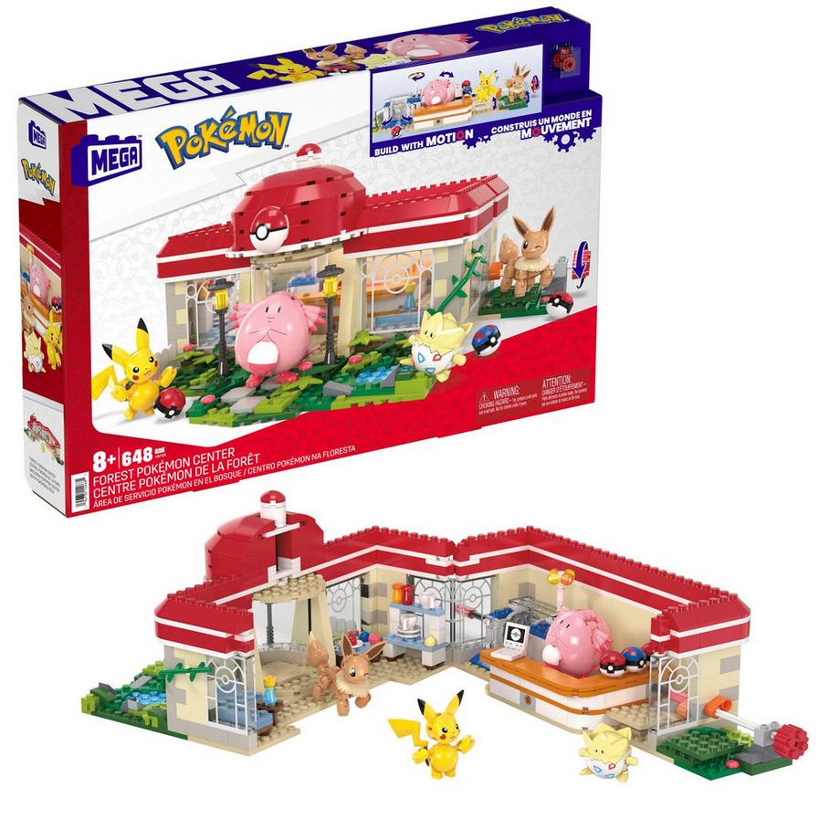 Mega Construx  Pokémon Waldspass Pokémon-Center (648Teile) 