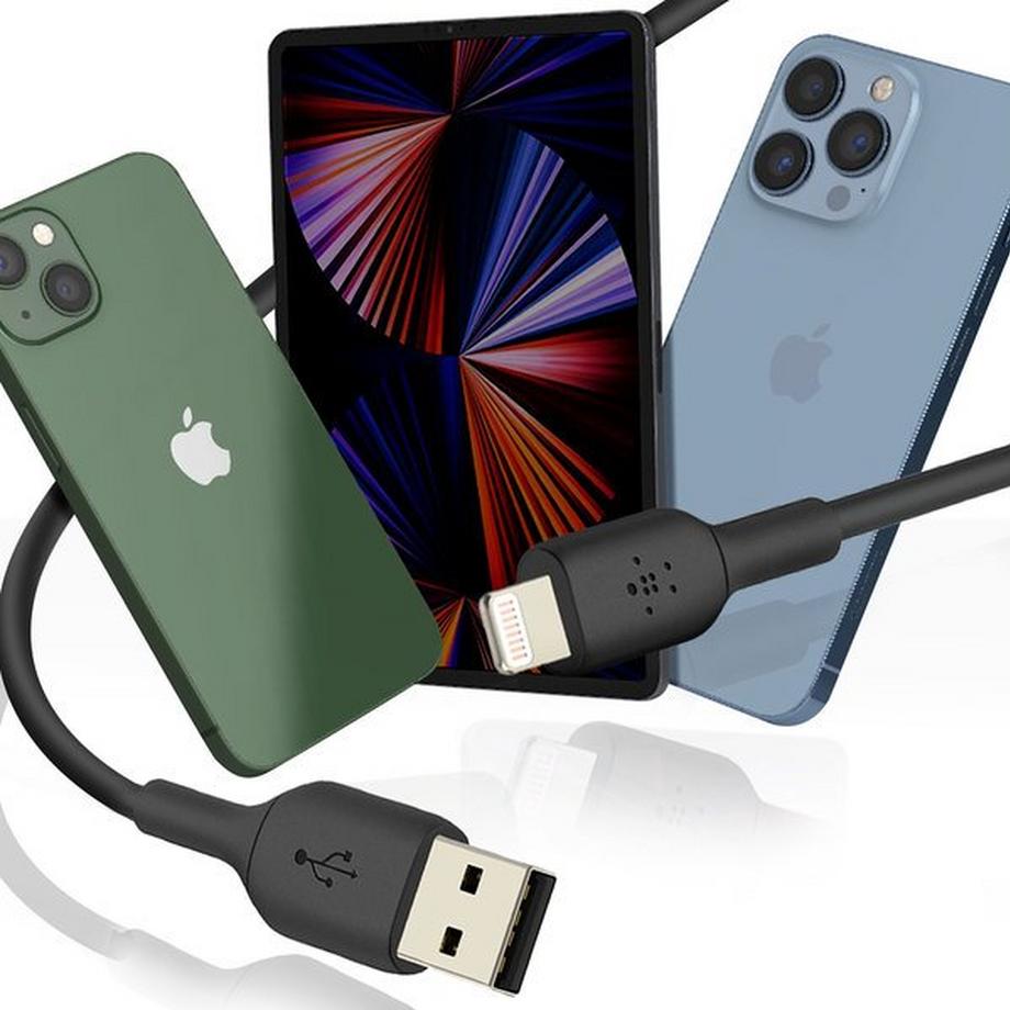 belkin  Caricatore Auto 2x USB + Cavo Lightning 