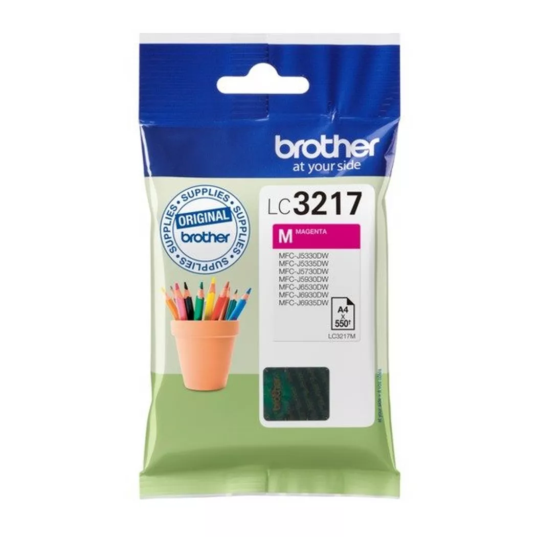 Brother – LC-3217M Druckerpatrone Original Magenta, One Size