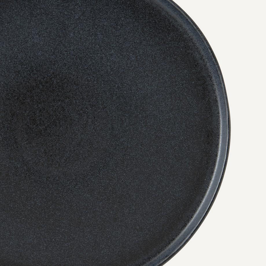 AM.PM Lot de 4 assiettes plates en grès émaillé Perrot  