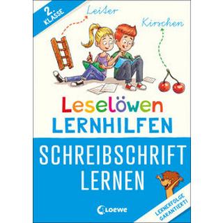 Leselöwen Lernhilfen - Schreibschrift lernen - 2. Klasse Wittenburg, Christiane; Loewe Erstlesebücher (Hrsg.); Loewe Erstes Selberlesen (Hrsg.); Rupp, Dominik (Illustrationen) Copertina rigida 