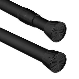 B2X Tige télescopique noire en acier inoxydable  